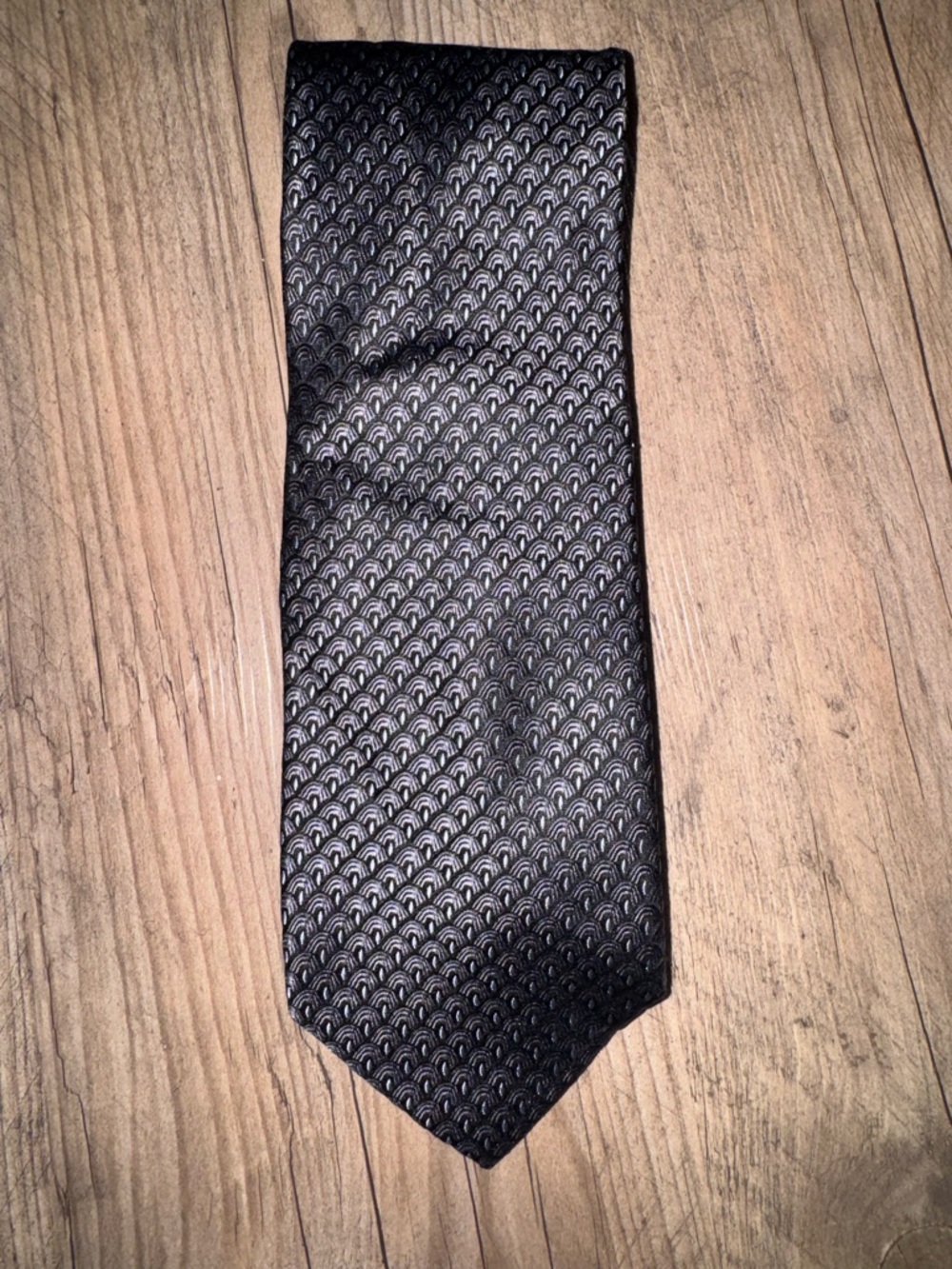 Jos. A. Bank Signature Collection Black Textured Pattern Tie